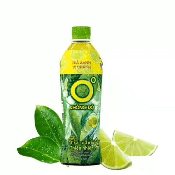 Trà xanh 0 độ 500ml